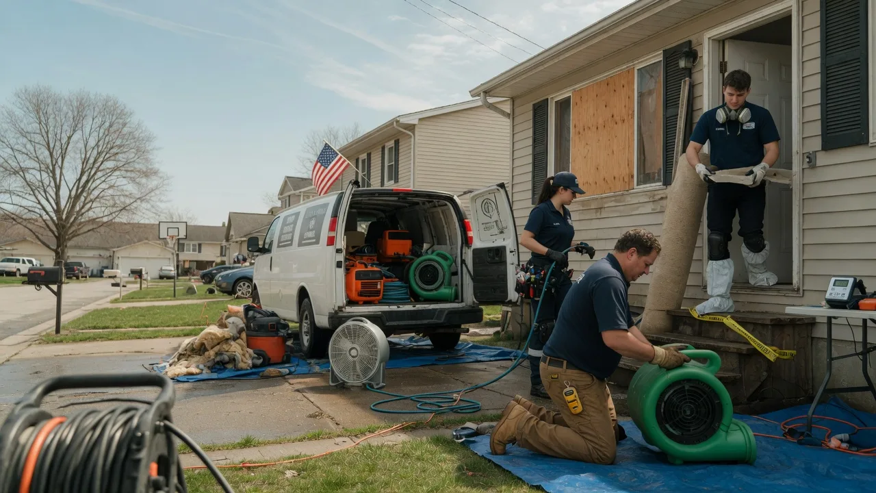 Water Damage Restoration in Ipava, IL near me